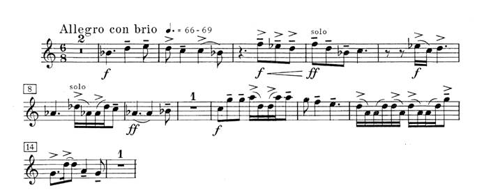 Amram -Fanfare- beg.-mm. 15