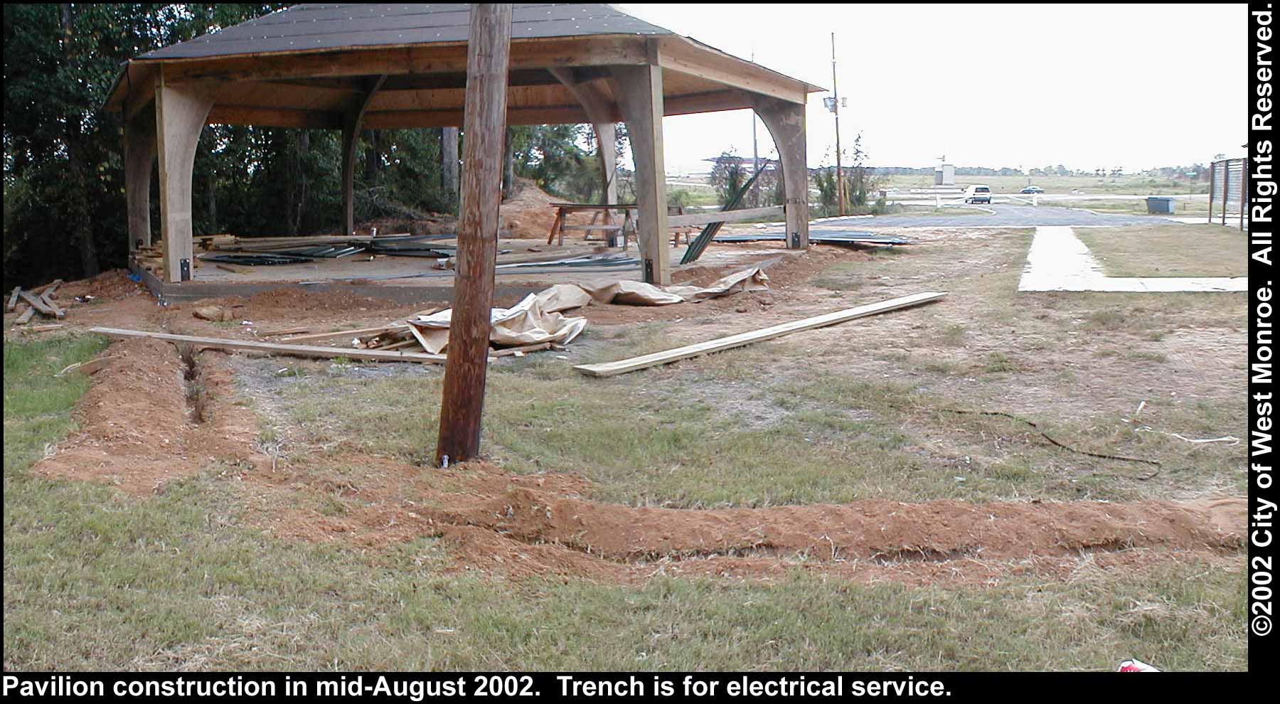 Photo: Pavilion construction