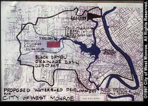 Photo: Watershed map