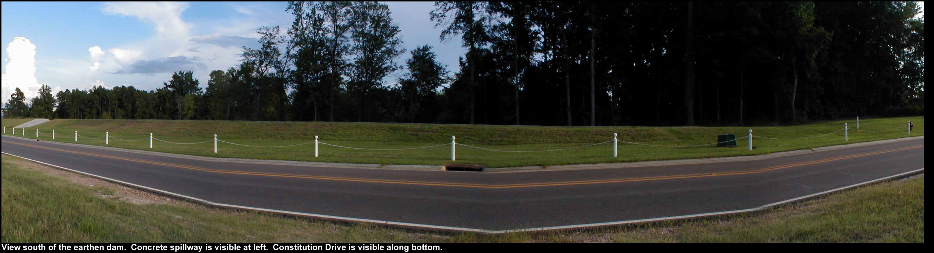 Photo: Earthen dam panorama